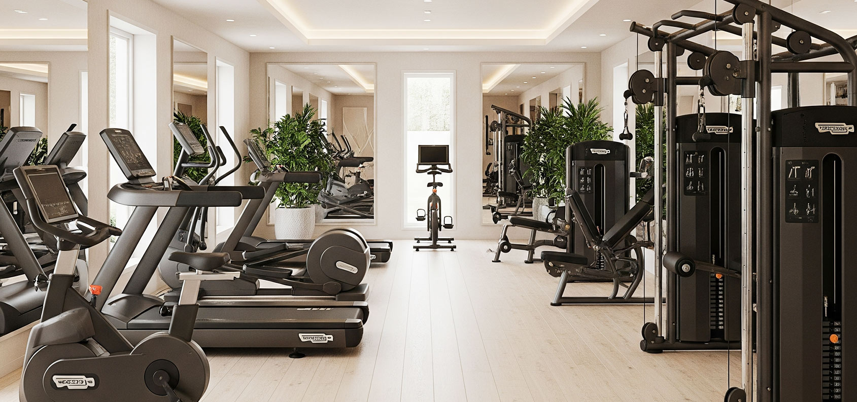 Fitness Studio at Smartworld Residences by ELIE SAAB